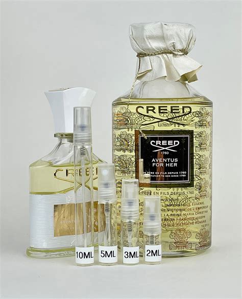 creed aventus for her samples.